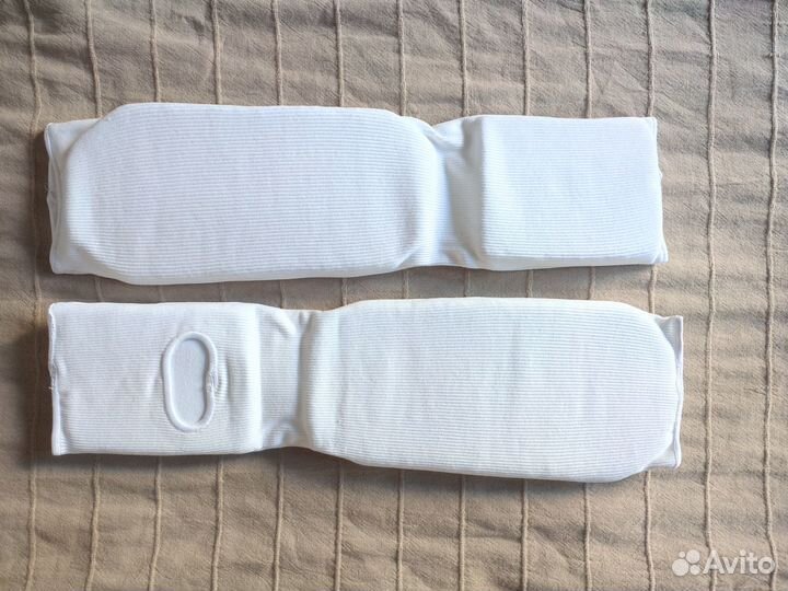 Защита голени белая р-р М для единоборств