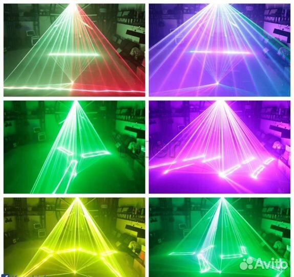 Лазер для дискотеки, клуба Laser Light 3000 мВт