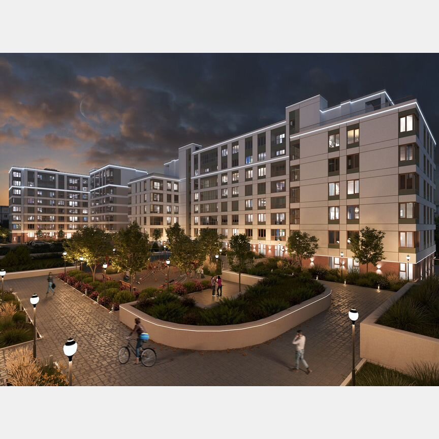 1-к. квартира, 42,7 м², 6/8 эт.