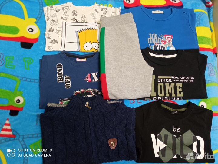 Вещи пакетом на мальчика 4/5 лет