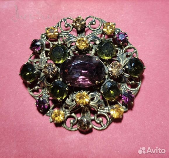 Антикварная брошь, нач. хх века