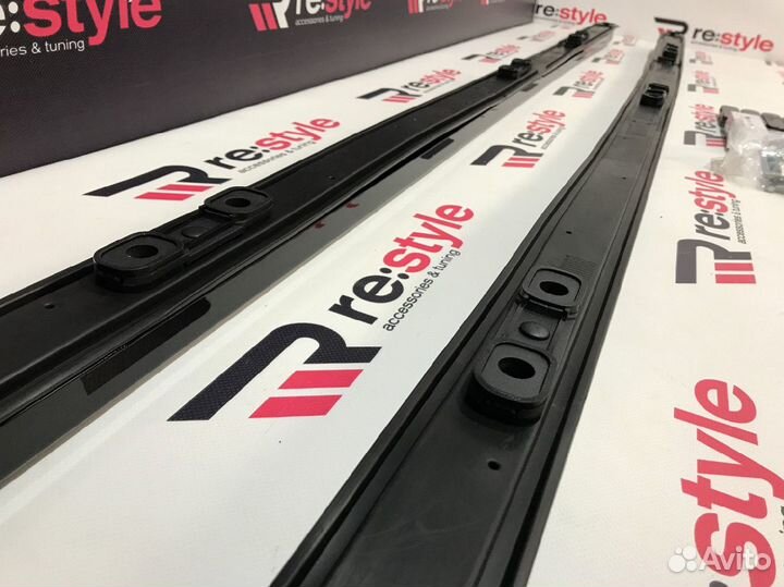 Рейлинги Land Rover Defender с19г Черные K2356