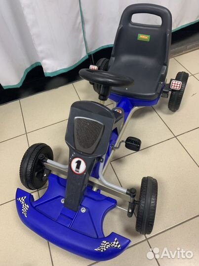 Полесье Педальная машина металлическая детская
