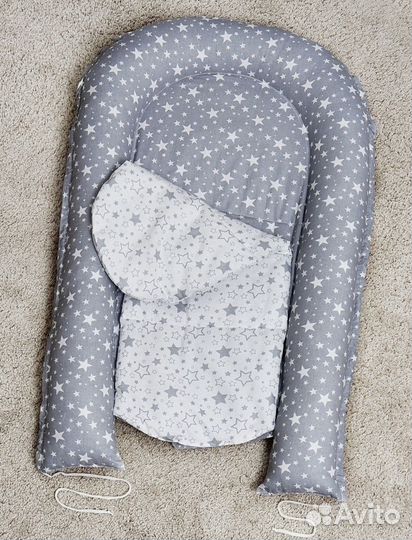 Кокон для новорожденных, подушка