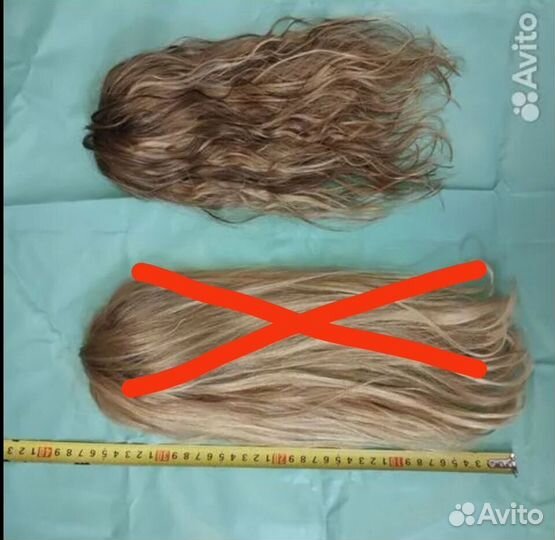 Шиньоны из натур волос и трессы на ленте