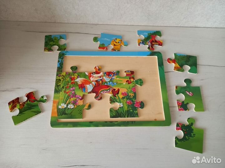 Деревянные пазлы