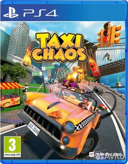 Taxi Chaos PS4, русские субтитры