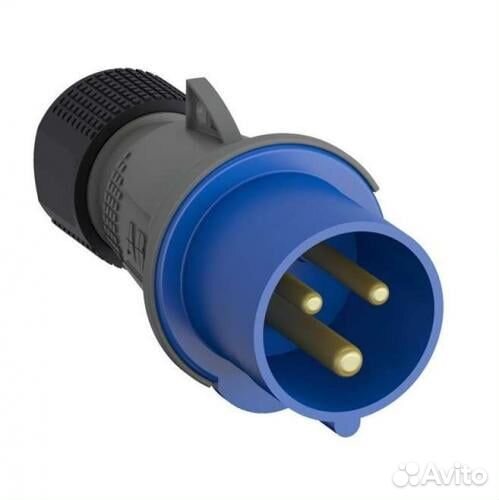 Вилка кабельная ABB EasySafe 232EP6,32А,2P+E, IP44,6ч 232EP6 /2CMA101975R1000/ 2CMA193513R1000