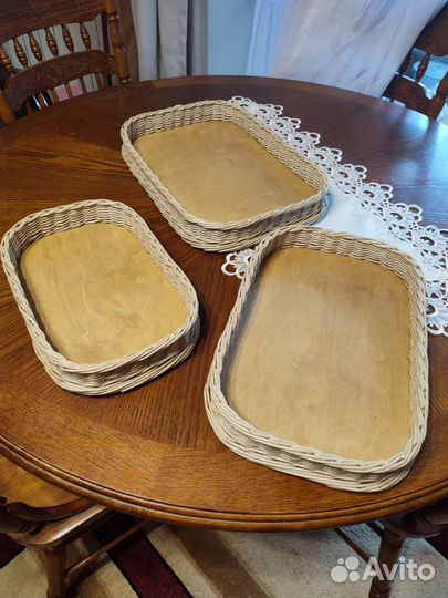 Поднос из бумажной лозы