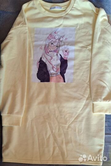 Платье туника теплое