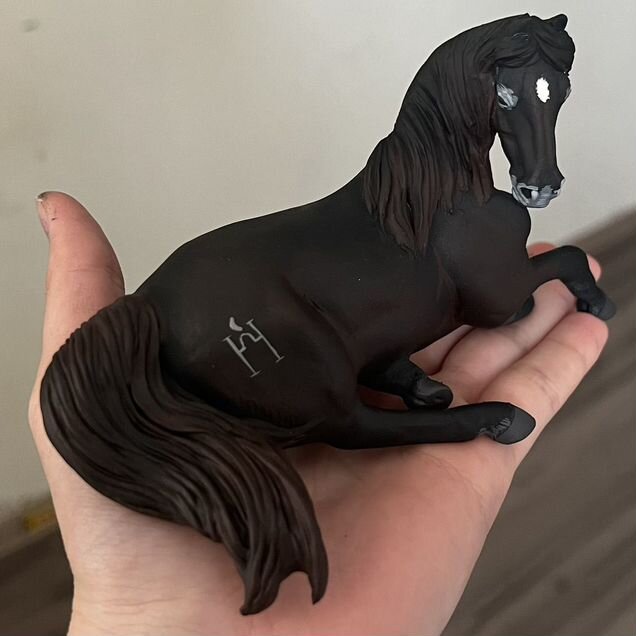 Лошадь фигурка кастом collecta