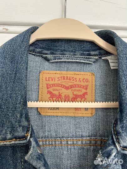 Мужская джинсовая куртка Levis оригинал