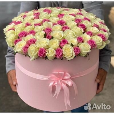 Розы в коробке 101 роза с доставкой