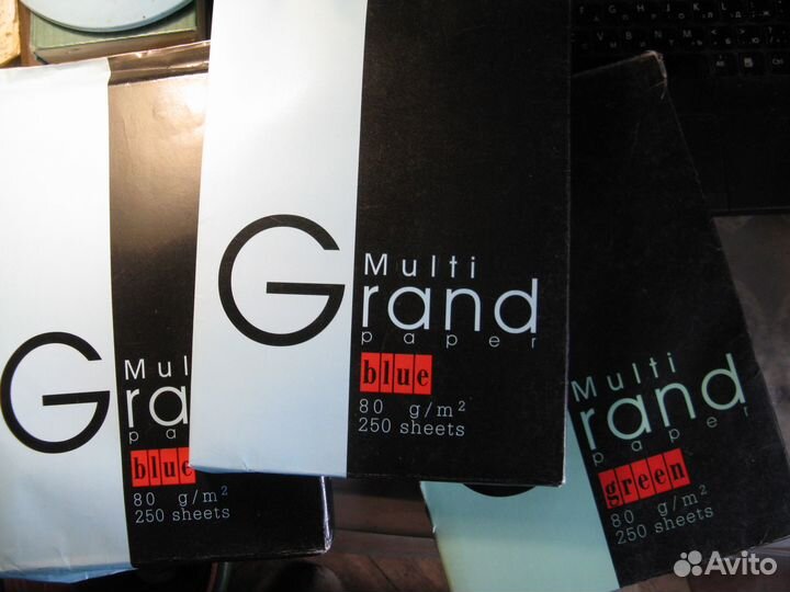 Бумага цветная А4