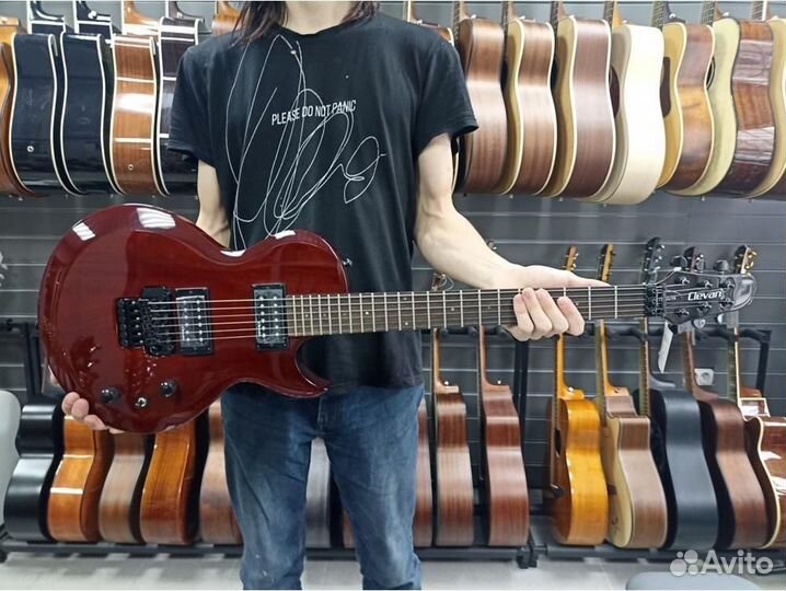 Clevan CP-33frtwr-gloss - Электрогитара, красная