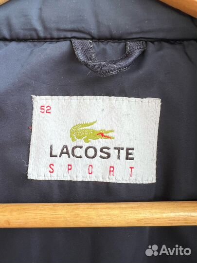 Микропуховик lacoste