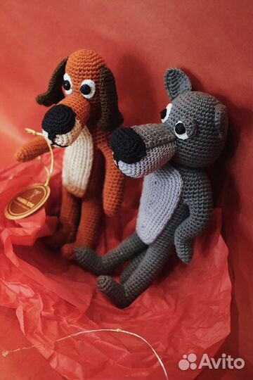 Вязаный пес и волк