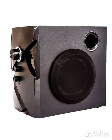 Музыкальный центр 60 Вт. Сабвуфер+колонки. Блютуз