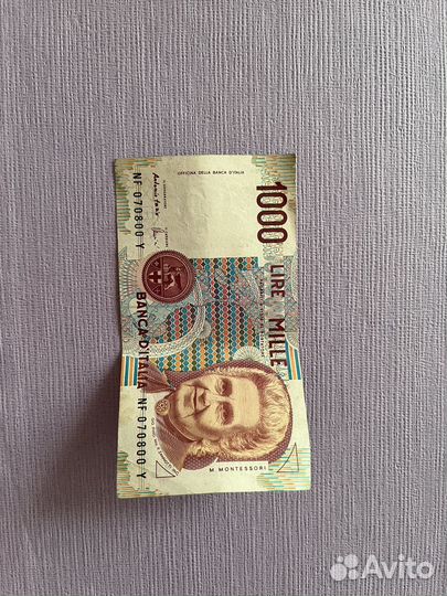 1000 lire mille 1990