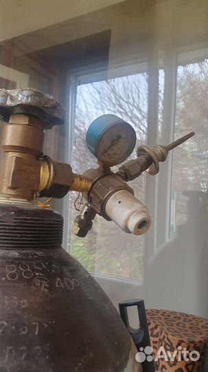 Баллон для гелия + редуктор для надувания шаров