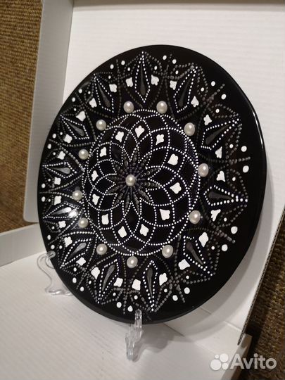 Тарелка декоративная ручная работа