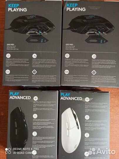 Мышки Logitech G305 и Logitech G502