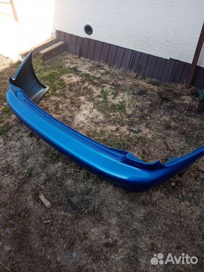 Бампер задний на chevrolet lanos