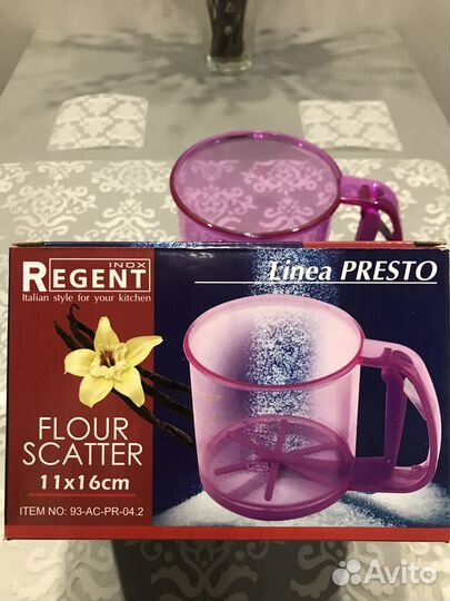 Сито-кружка механическое Regent inox