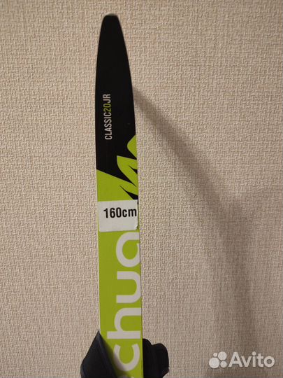 Беговые лыжи + палки + крепления