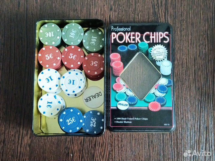 Покерный набор 100 фишек