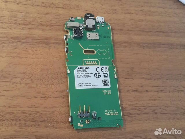 Nokia 5230 системная плата swap с разбора