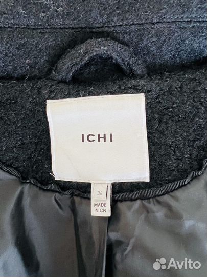 Пальто ichi черное S-M черное