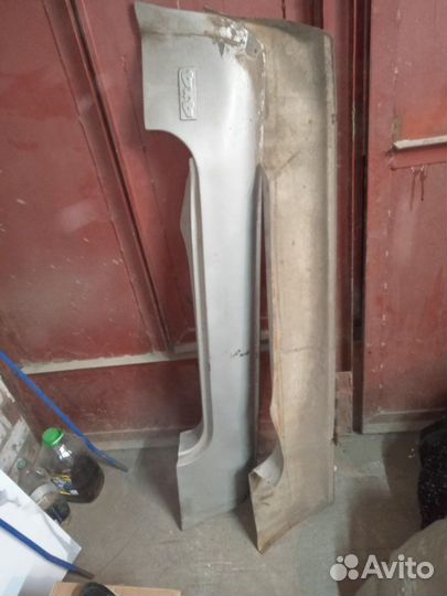 Накладки внешние на пороги Нива 4*4