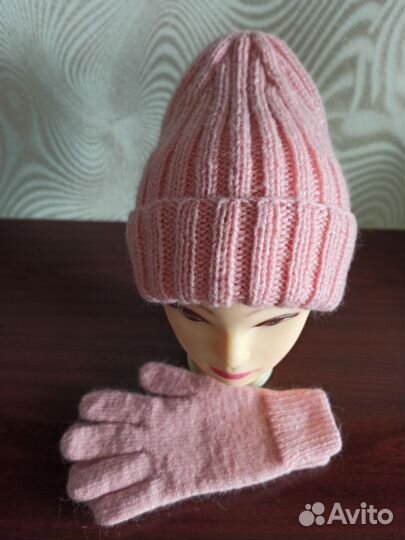 Комплект шапка и перчатки