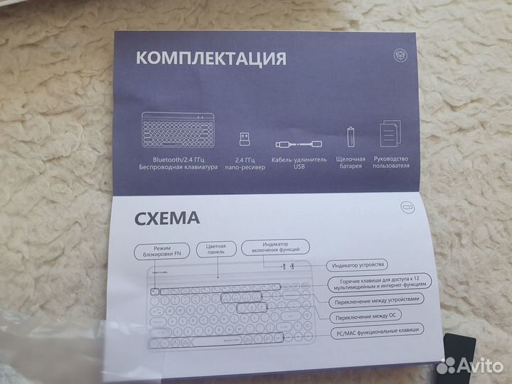 Клавиатура беспроводная A4Tech Fstyler FBK30