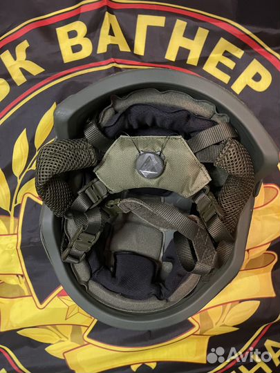 Баллистический шлем безухий кевлар бр2