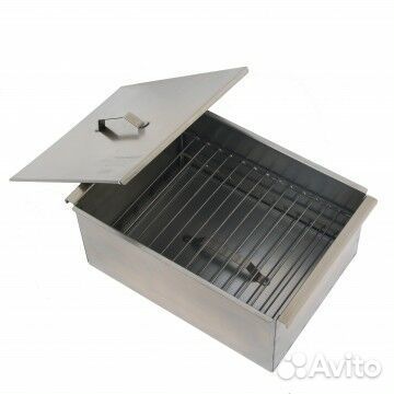 Коптильня двухъярусная с поддоном для сбора жира 3