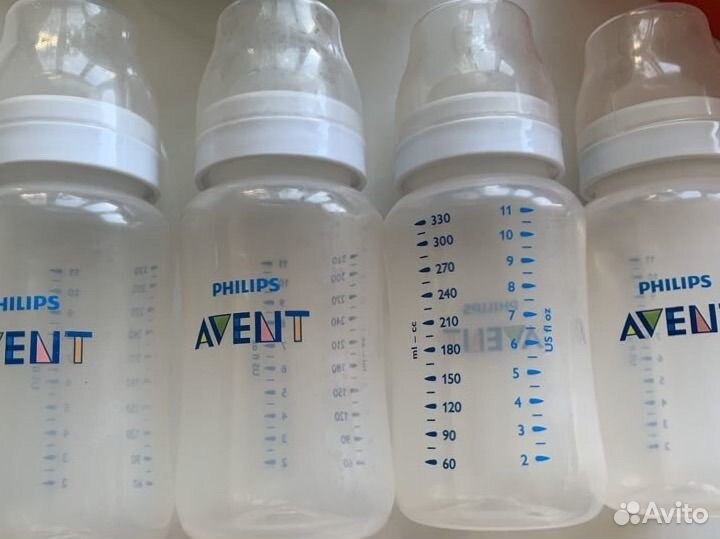 Бутылочки philips avent 330 мл 4 шт