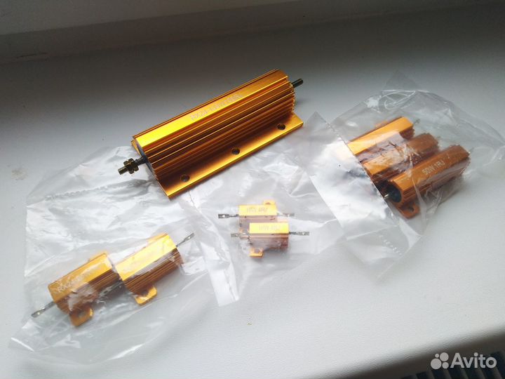 Резисторы силовые RX24 10 Ватт(W) - 100 Ватт(W)