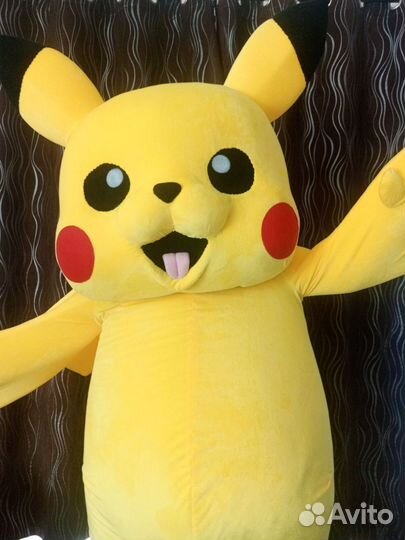 Поздравление от Пикачу, ростовая кукла,аниматор