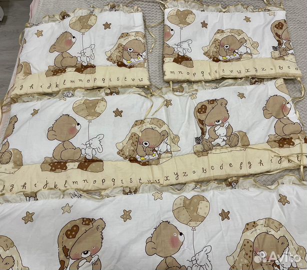 Бортики в детскую кроватку