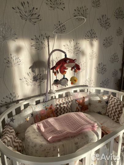 Комплект бортиков с одеялом в кроватку