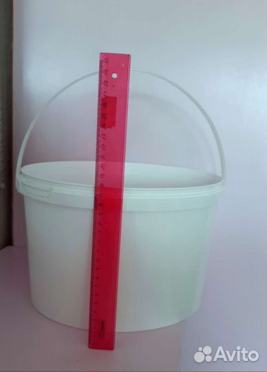 Ведро пластик на 6литров для пищевых продуктов