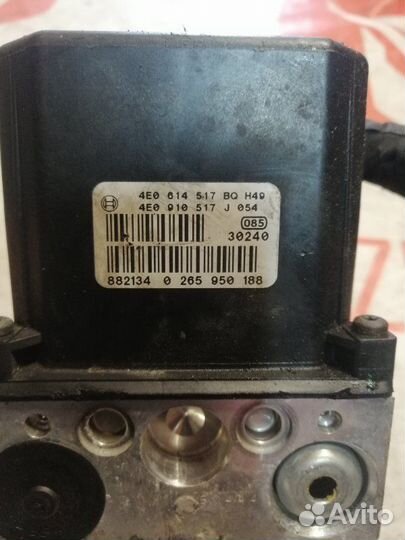 Блок abs Audi A8 D3 4E BVJ 2008