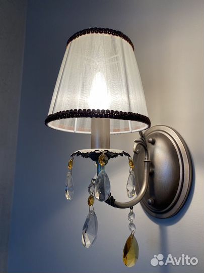 Бра хрустальное
