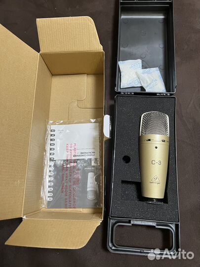 Студийный микрофон behringer c-3