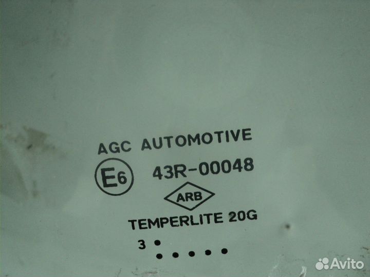 Стекло двери задней левой renault sandero (2009)