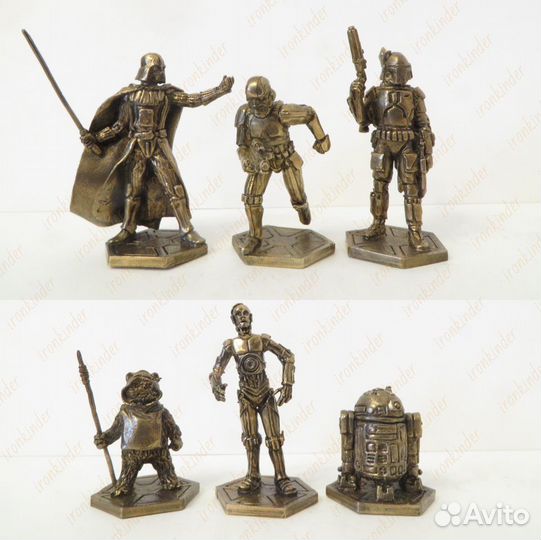 Металлические фигурки, бронза 40мм