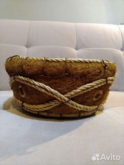 Корзина из кокоса