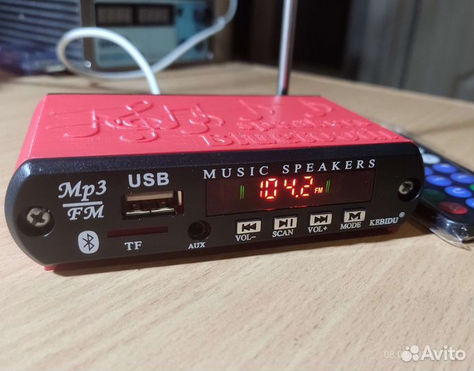 Медиа приставка для муз.центра, USB,mp3, bluetooth